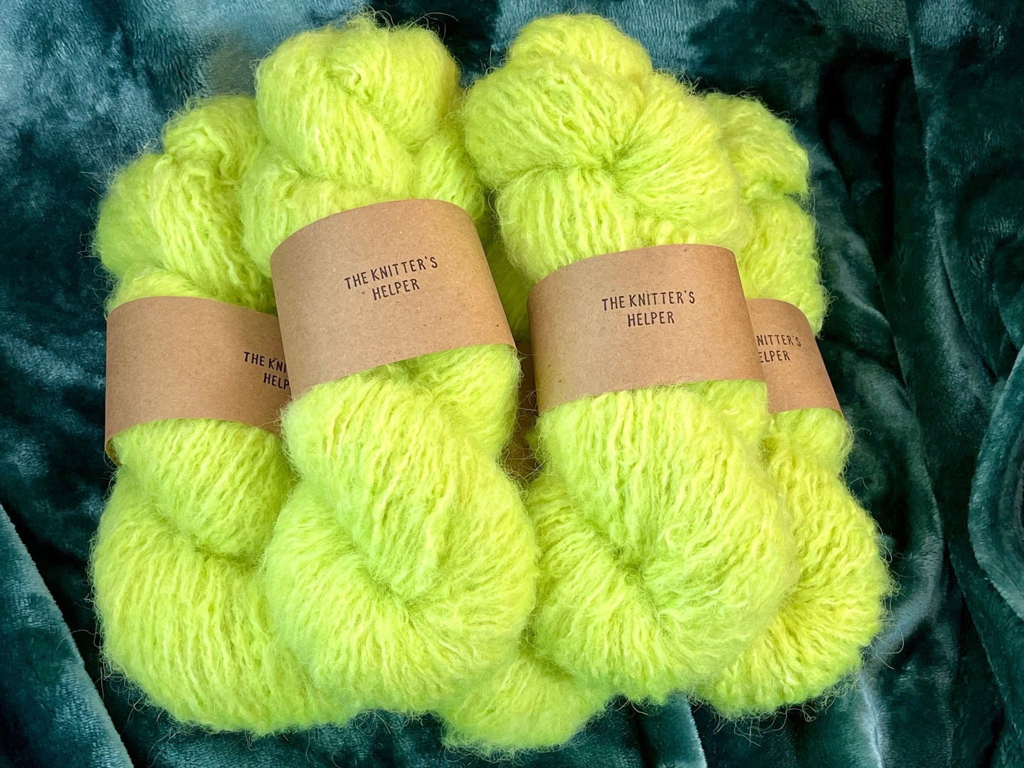 Luminous Lime yarn bundle