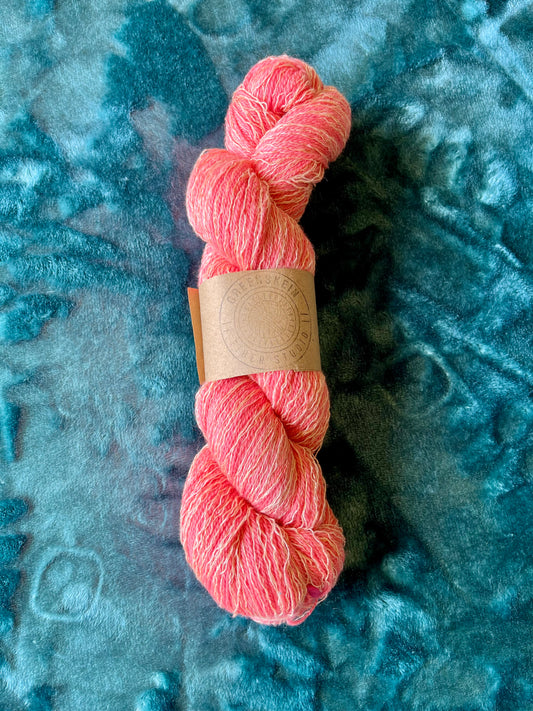 Reclaimed 100% Linen/Cashmere Yarn – Eco-Luxury Blend