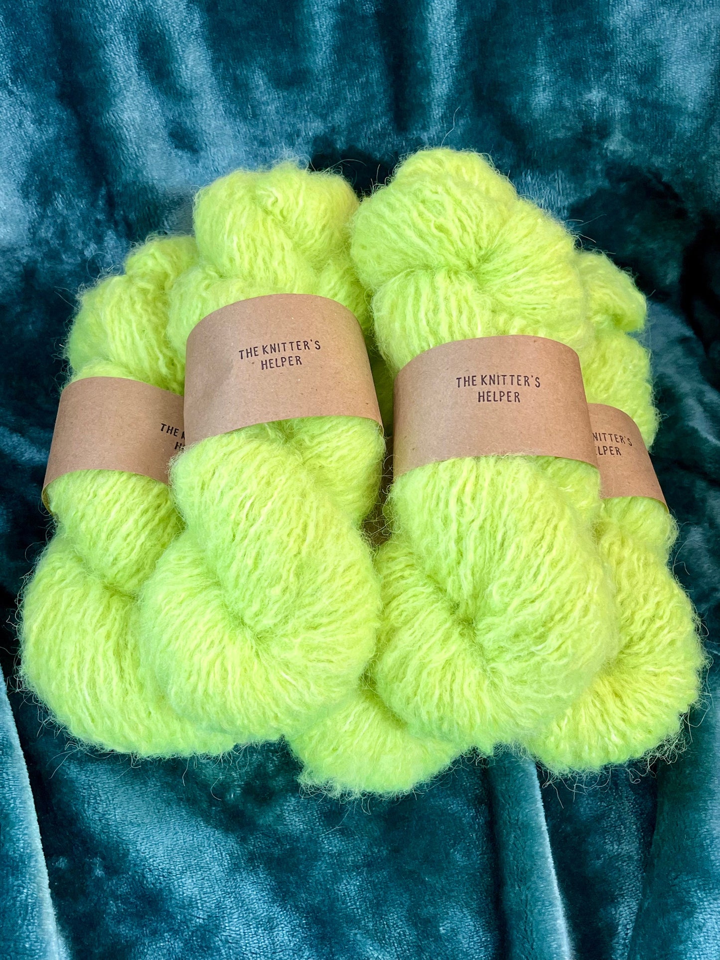 Luminous Lime yarn bundle