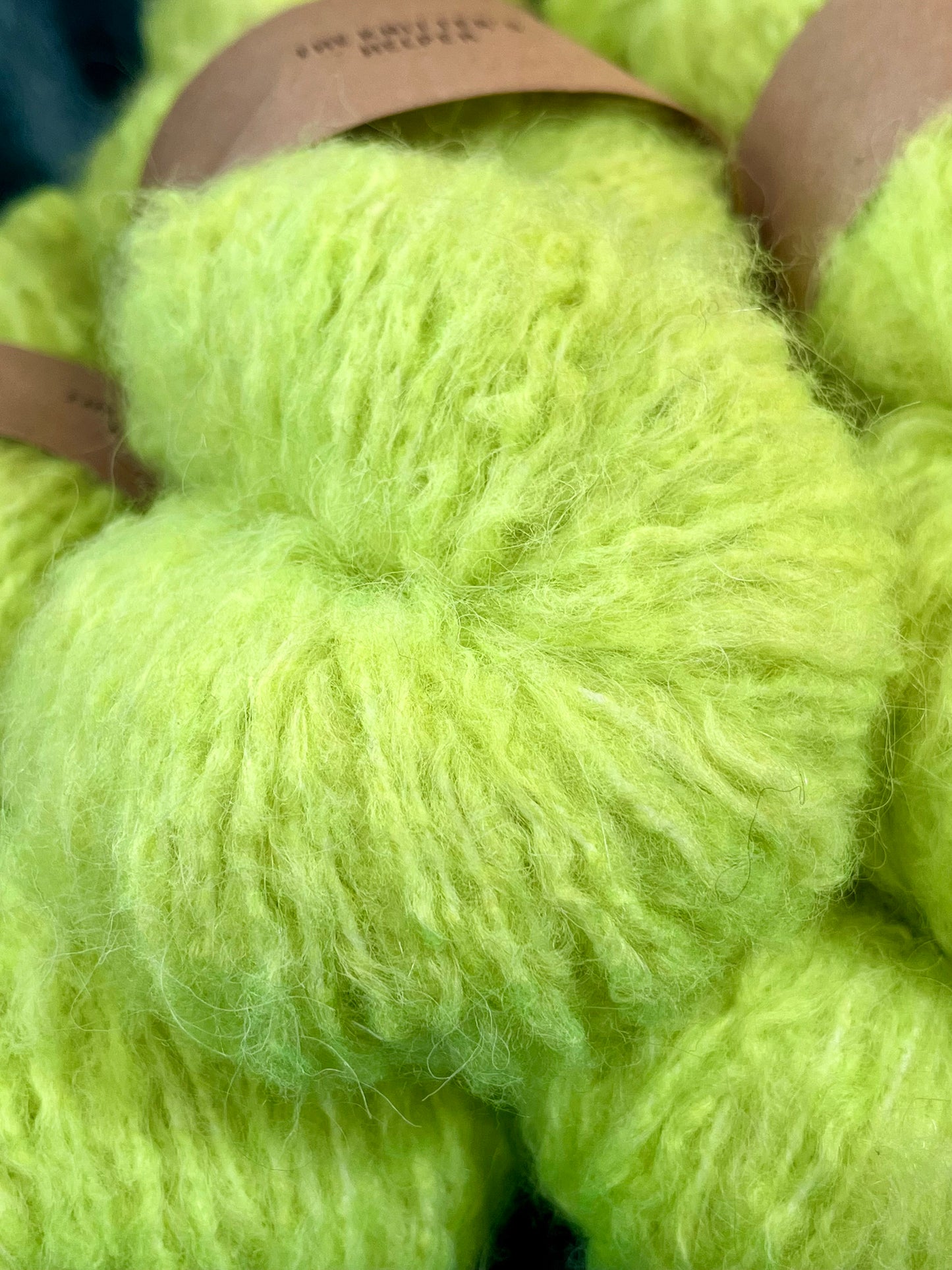 Luminous Lime yarn bundle