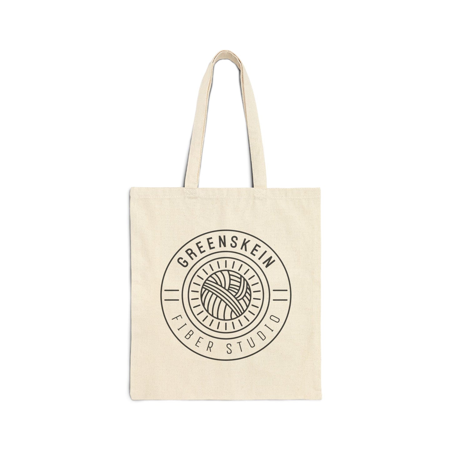 Eco-Friendly Cotton Canvas Tote Bag for Yarn Lovers