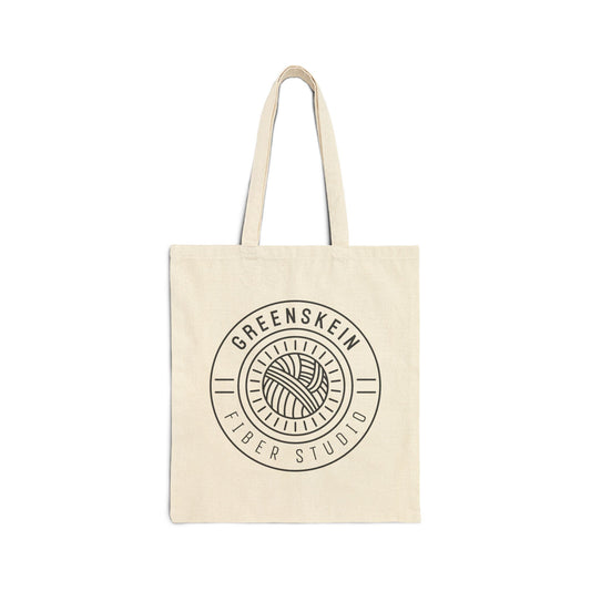 Eco-Friendly Cotton Canvas Tote Bag for Yarn Lovers