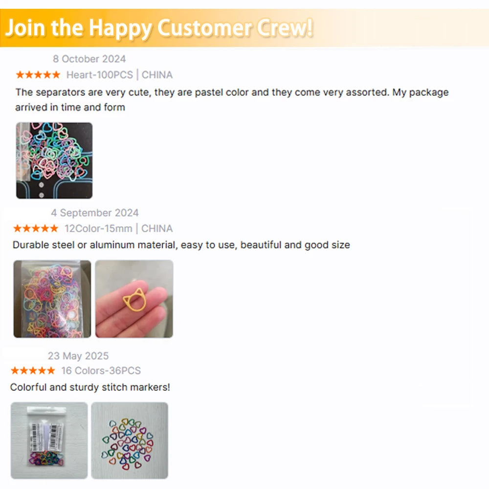 HexiPop Stitch Marker Set