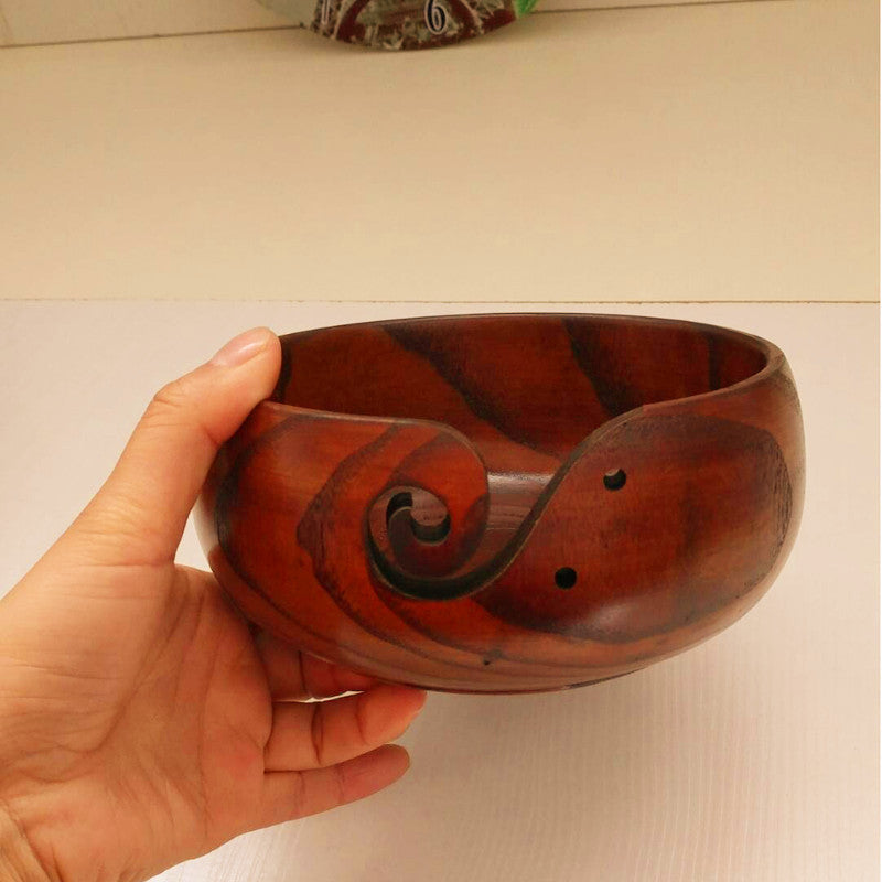 Wooden Yarn Bowl