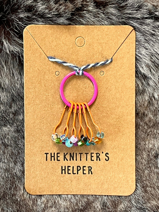 Glitzy Stitch Markers