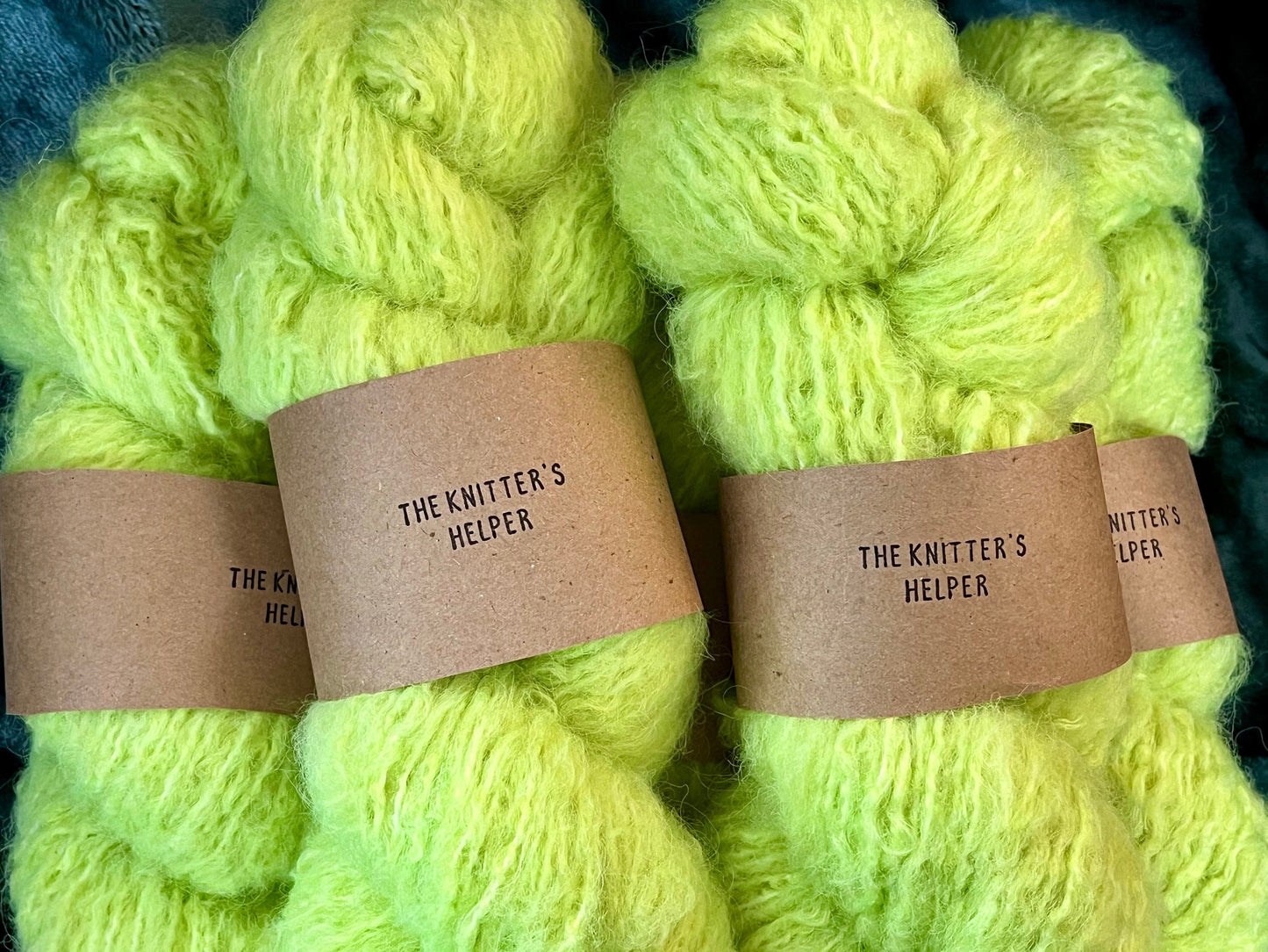 Luminous Lime yarn bundle